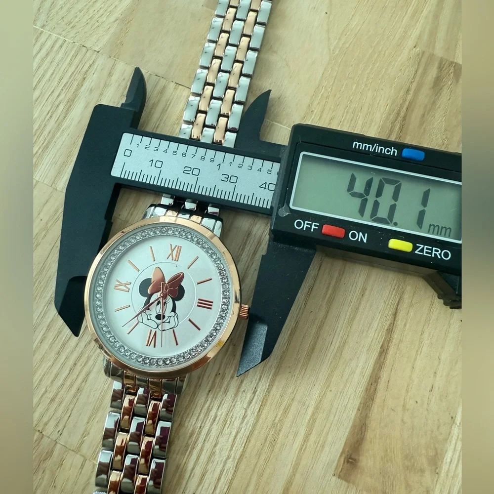 Disney Minnie Mouse two toned watch NEW BATTERY